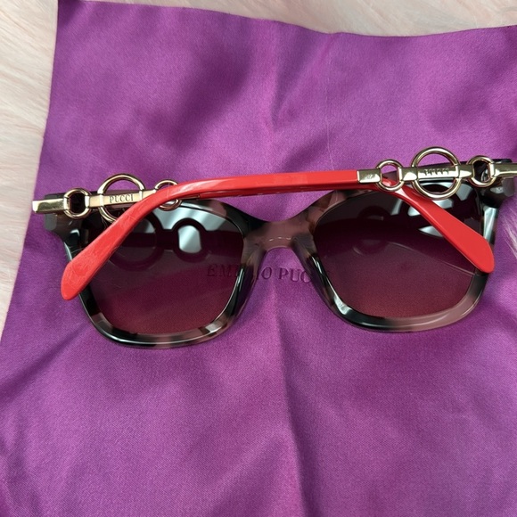 EMILIO PUCCI CAT EYE  WOMENS SUNGLASES NEW - Picture 4 of 5